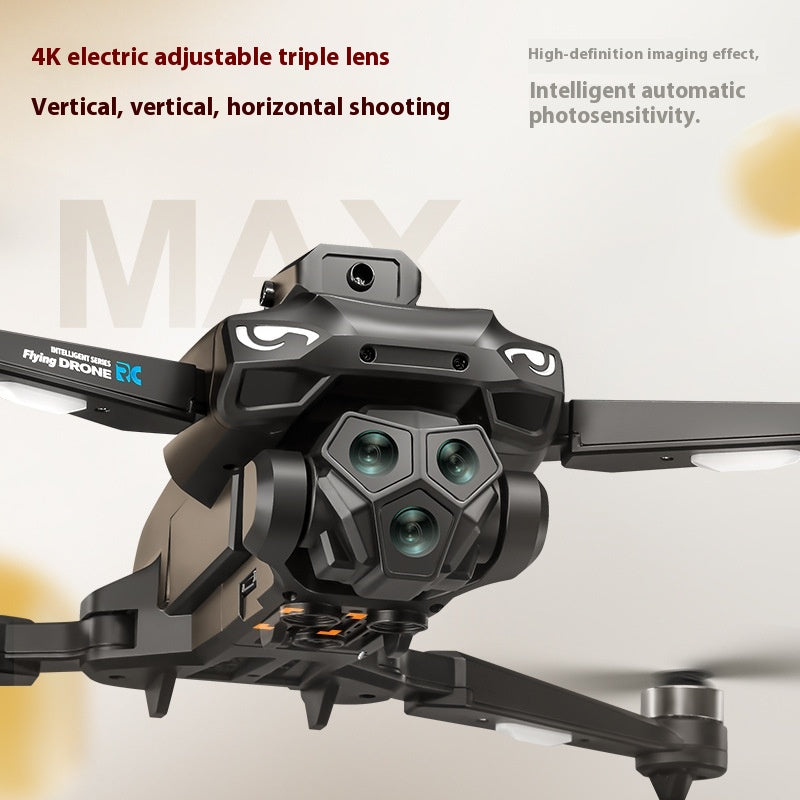 Four-axis folding brushless UAV screen control