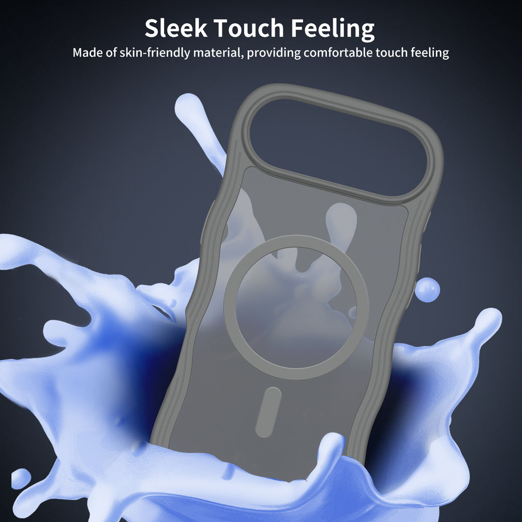 Courroies d'onde Skin Feeling Deux-en-un boîtier de téléphone à aspiration magnétique