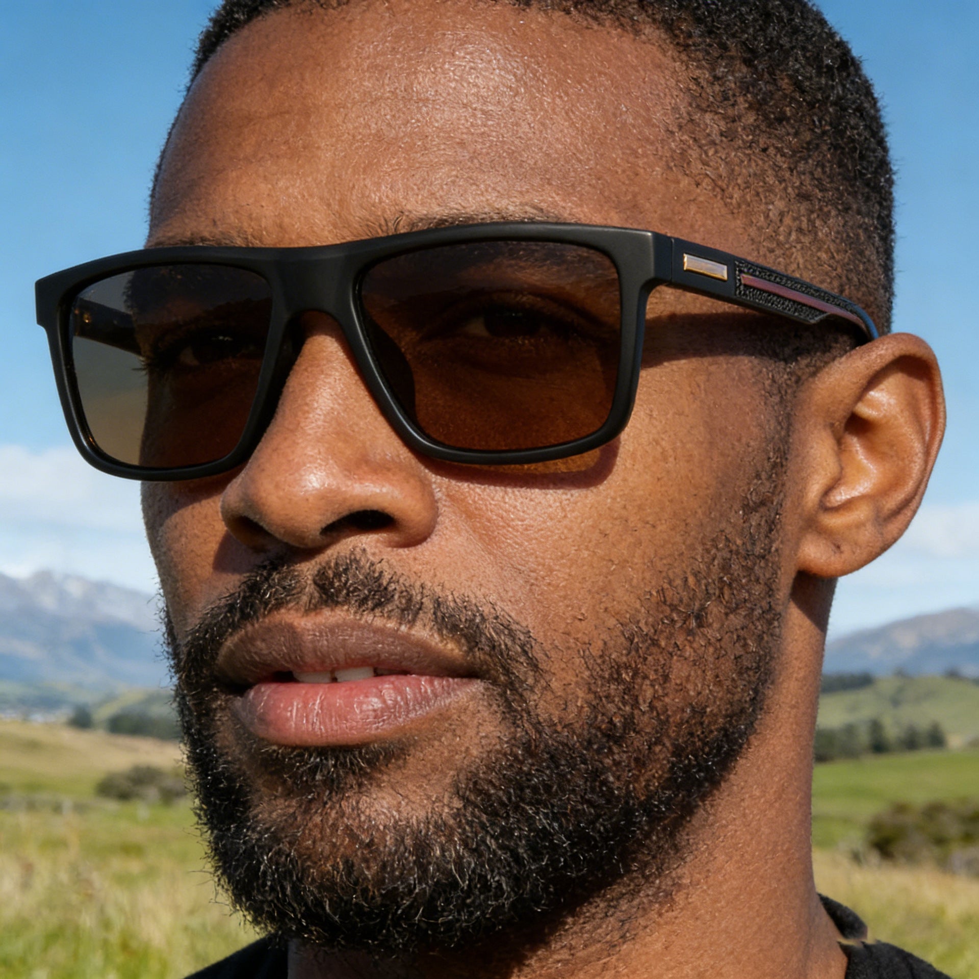 Lunettes de soleil de pêche polarisé pour hommes avec Temple Pc