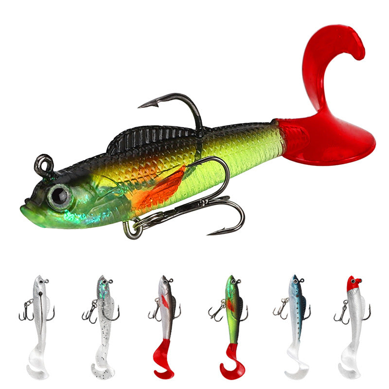 Curled tail lure