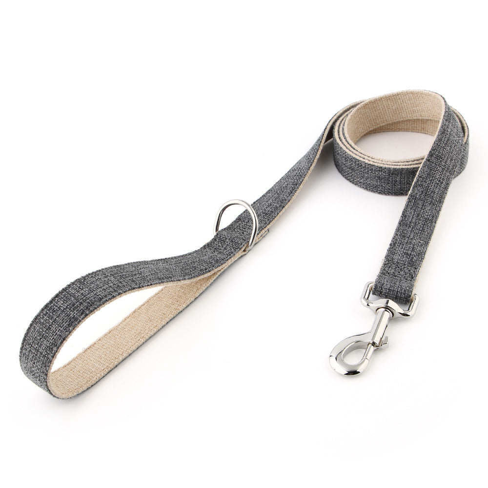 Feuille de chien coton et lin pour la marche extérieure