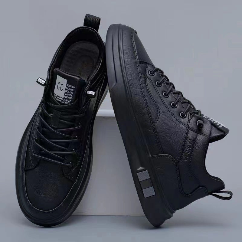 Chaussures pour hommes polyvalentes de sport doublées de polaires Épaisseurs de chaussures pour hommes Tout-match Casual Sneakers