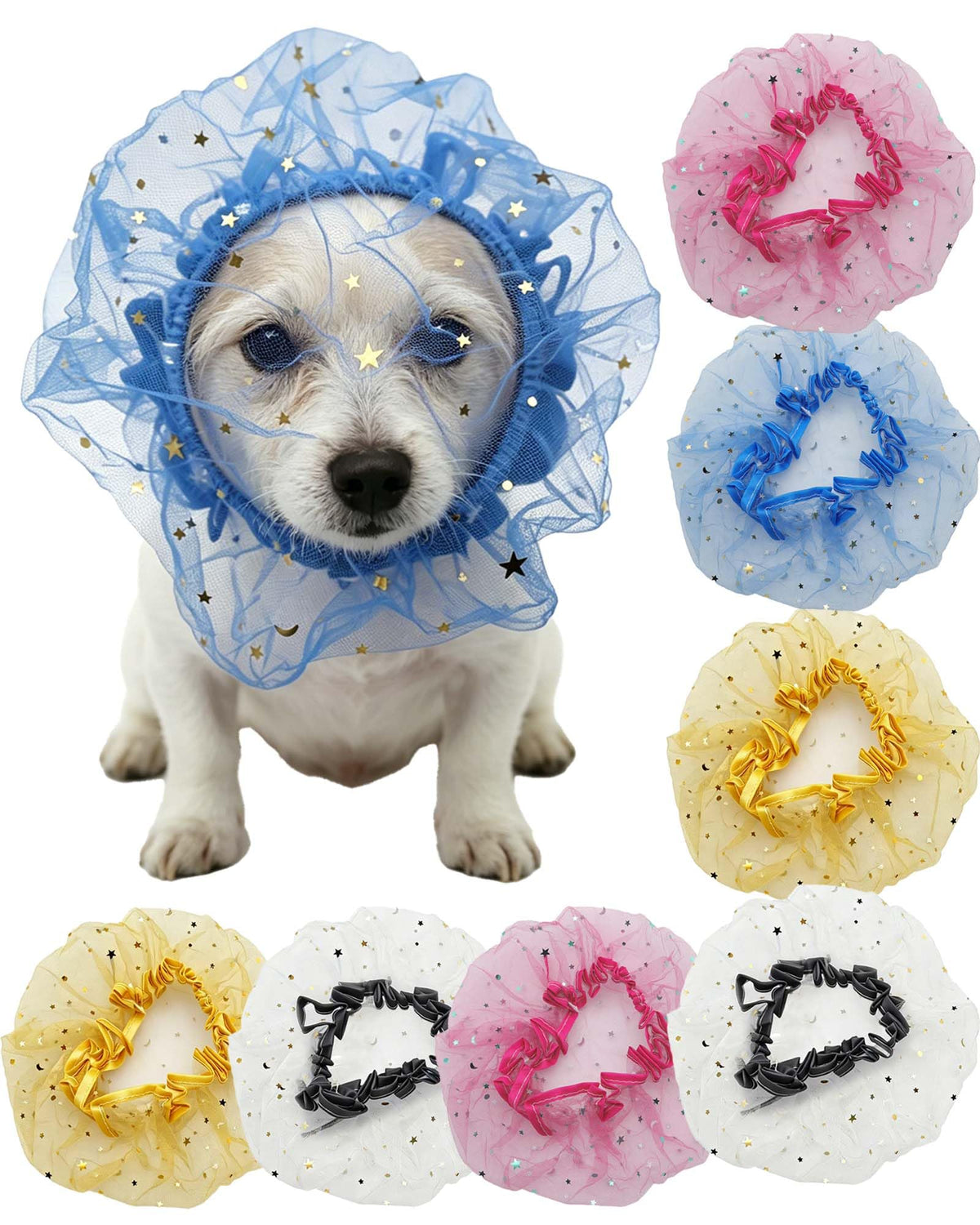 8 Pack Hood Anti-Lick pour chien