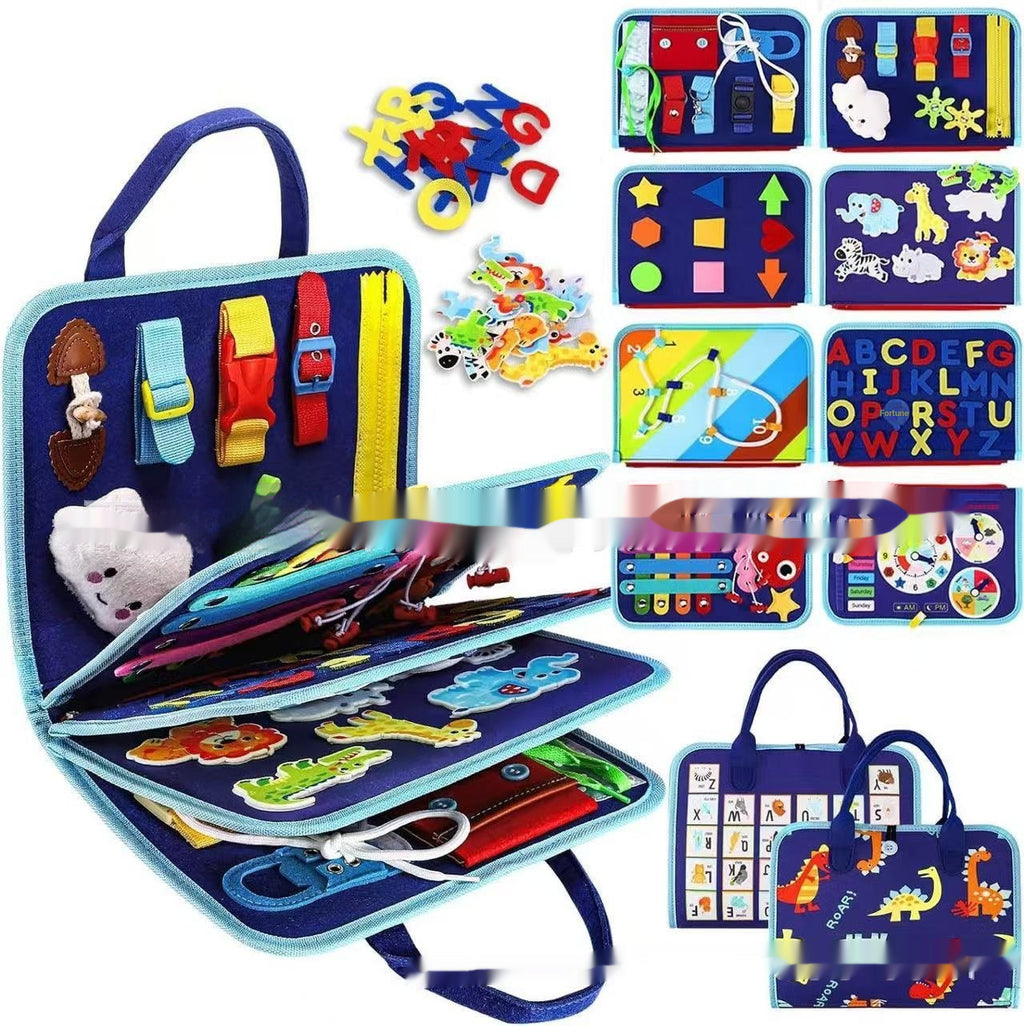 Portable Conseil d'apprentissage du vêtement pour enfants Toy Conseil d'éducation précoce