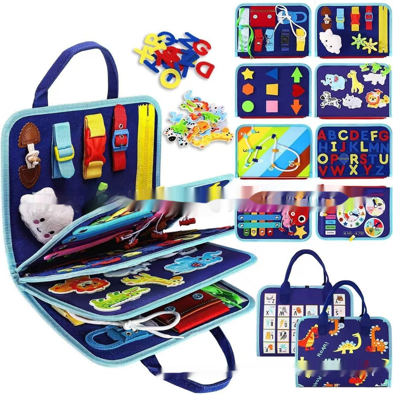 Portable Conseil d'apprentissage du vêtement pour enfants Toy Conseil d'éducation précoce