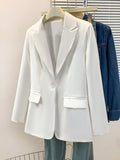 Blazer à manches longues imprimé
