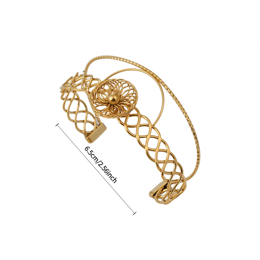 Fashion Cross Border Multi Layer Exaggerated Arm Cuff