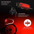 350 lumières de vélo rechargeables USB 4 modes phare avant et arrière