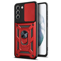 Push Window Protection Cover Bague Magnetic Armour Bracket Mobile Phone Case