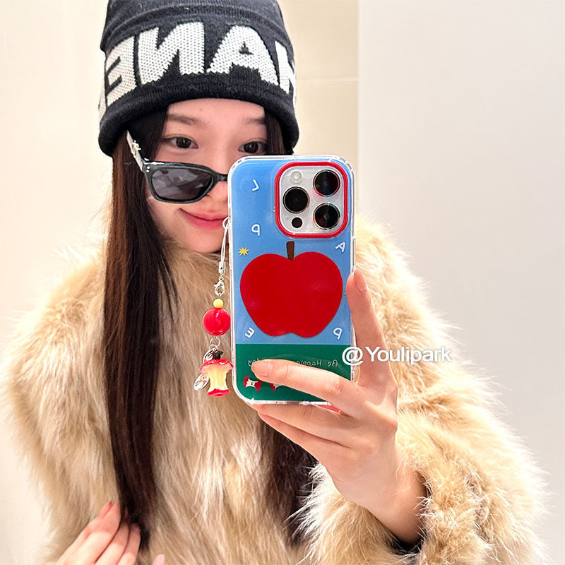 Cute Et Trendy Color-block Letter Phone Case
