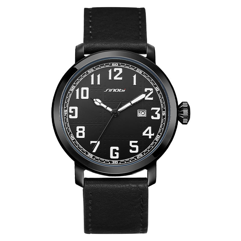 Montre de mode pour hommes Montre de quartz imperméable lumineuse