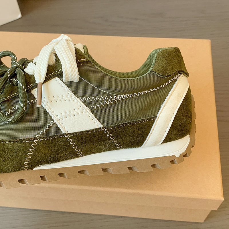 Femmes Allemand Chaussures d'entraînement Arrivée Automne mince Trendy Platform Retro Running Casual Spor