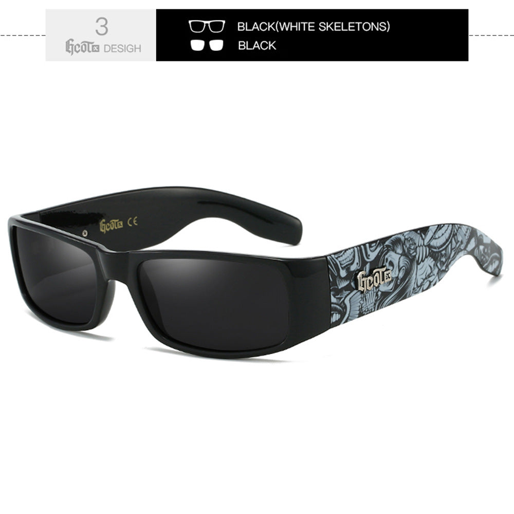 Lunettes de soleil Polarisées Hip Hop Fashion West Coast