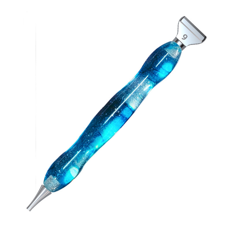 Ensemble d'outils de peinture diamant alliage tête de stylo bricolage