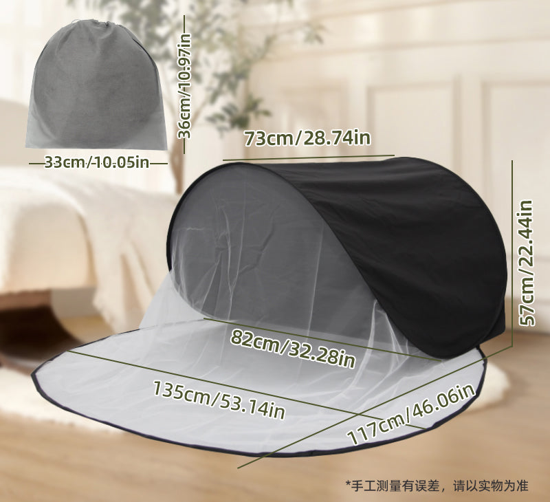 Tête Mosquito Net Blackout Sleep Eye Shade Tente Portable Anti Mosquito Light Blocking Head