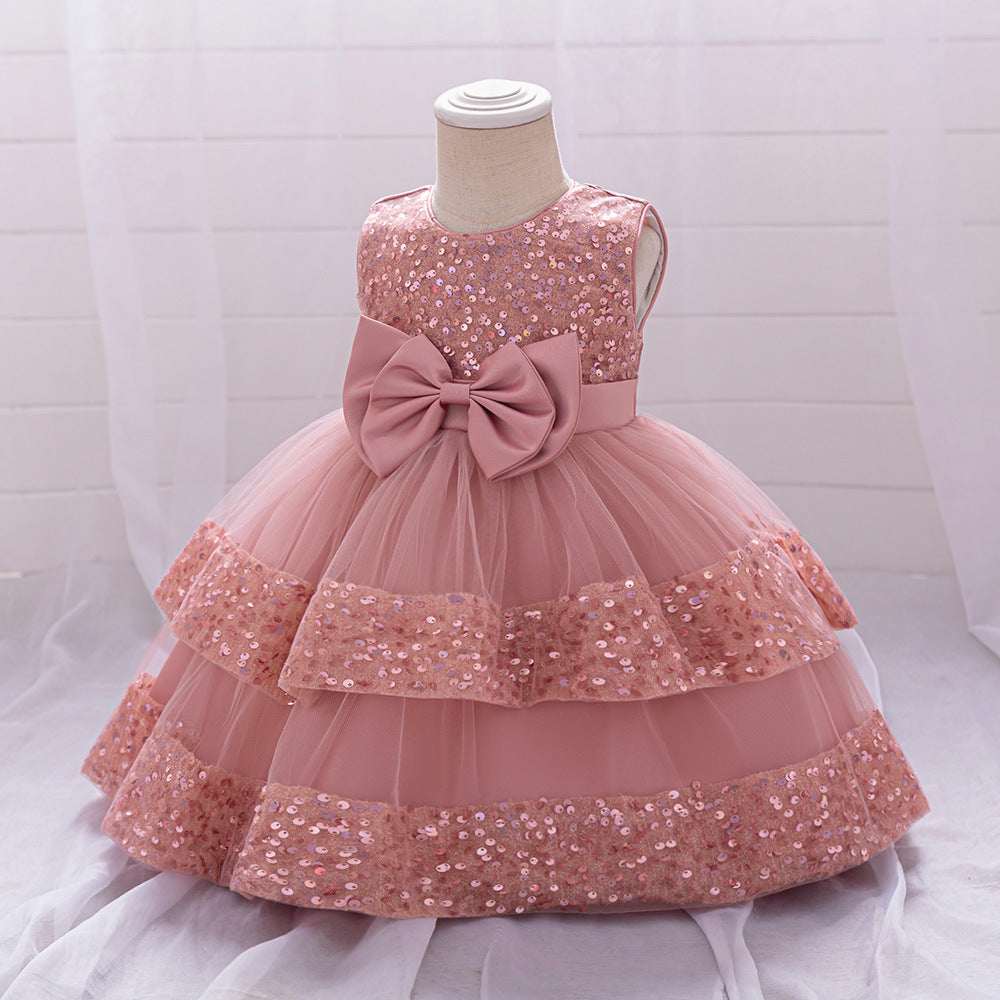 Enfants Robe formelle Double couche Tulle Princesse Jupe pour les filles