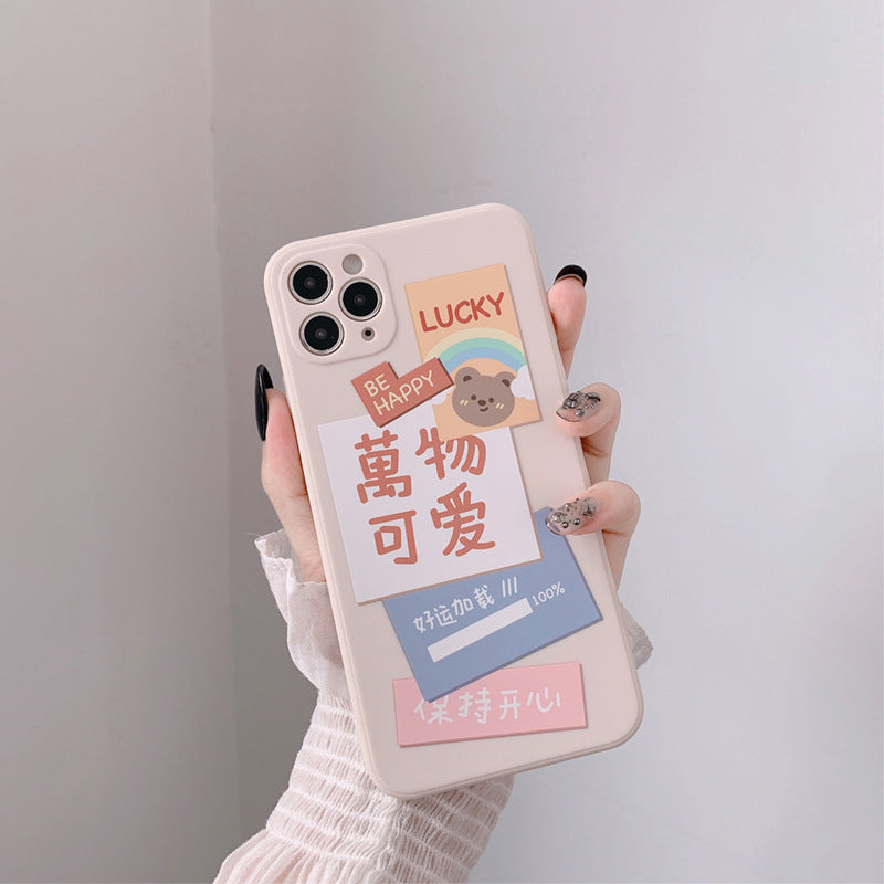 Cas de téléphone mobile de dessin animé tout compris