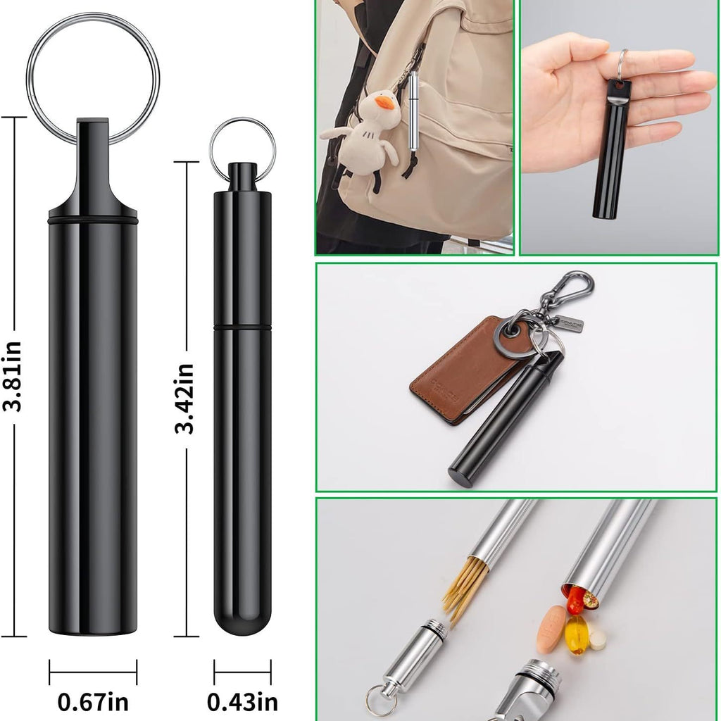 Récipient de rangement en alliage d'aluminium plat