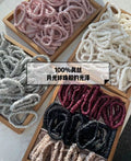 Silk Little Hair Ring Silk Satin Large Intestine Ring ne fait pas de mal à la corde des cheveux traceless
