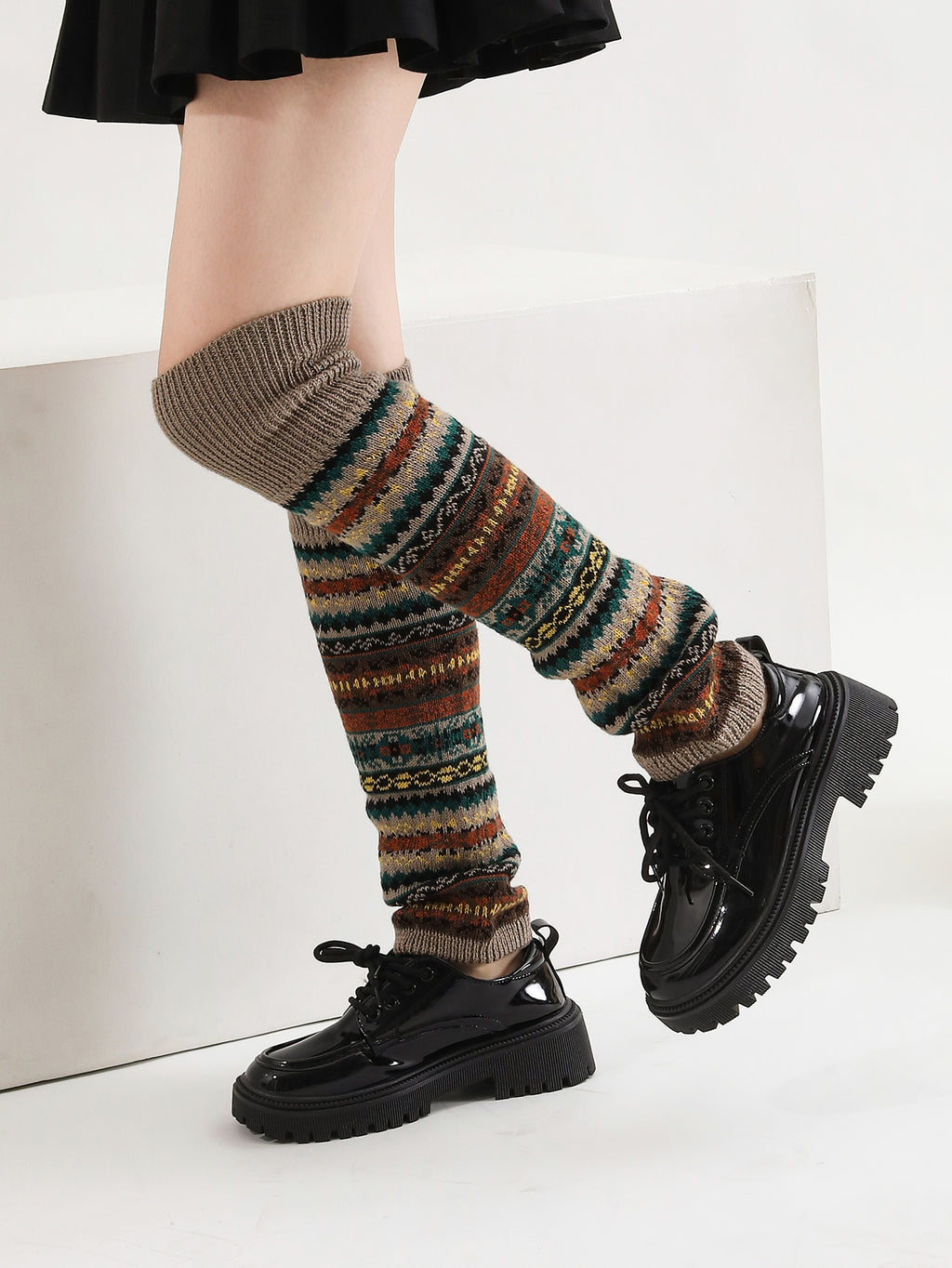 Souple Confortable Bottes chaudes sur-le-Knee pour femmes Couverture Fluffy cuisse jambes chaud Fashionab