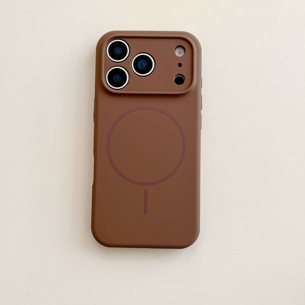 Precision Cut Silicone Magnetic Button Phone Case