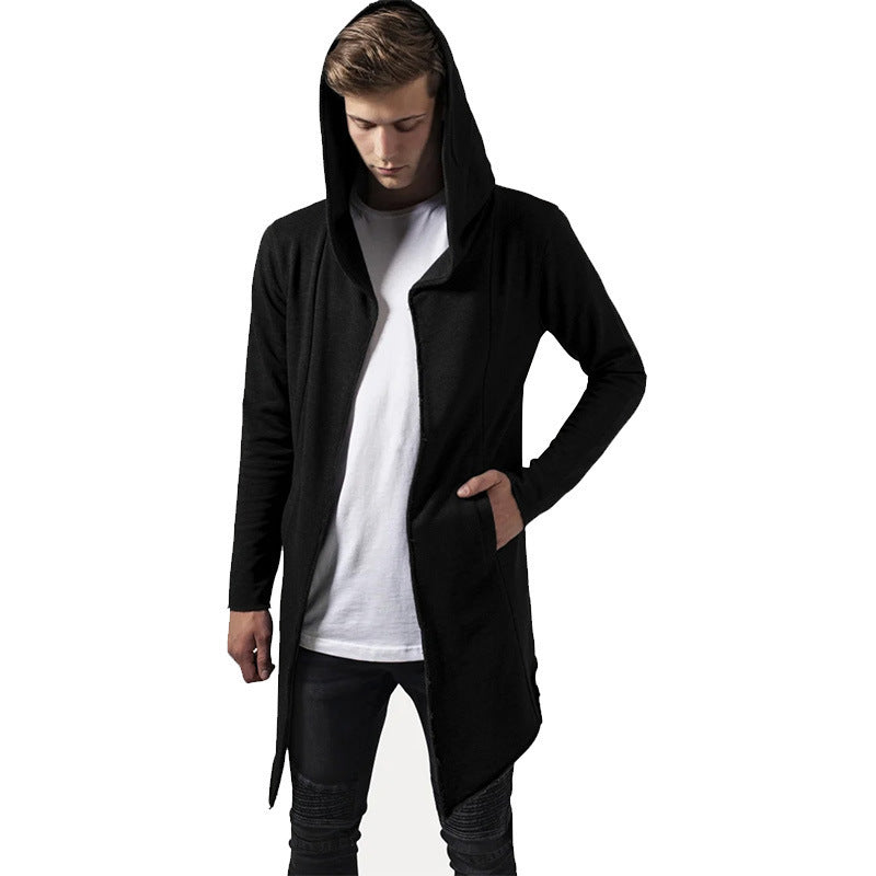 Chandail mi-long Cardigan Zipper Manteau pour hommes
