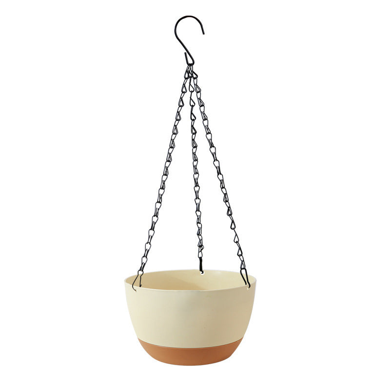 Panier de planteur à suspension en résine épais Pot vertical créatif pour suceurs de pothos Durable