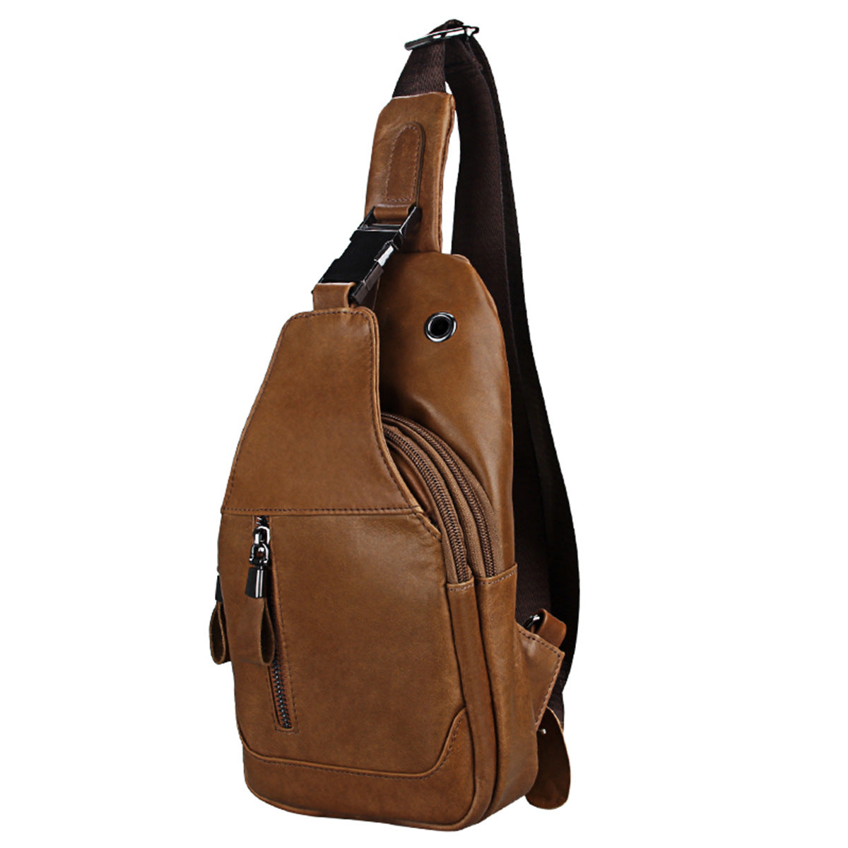 Sac croisé Cowhide Cowhide pour hommes