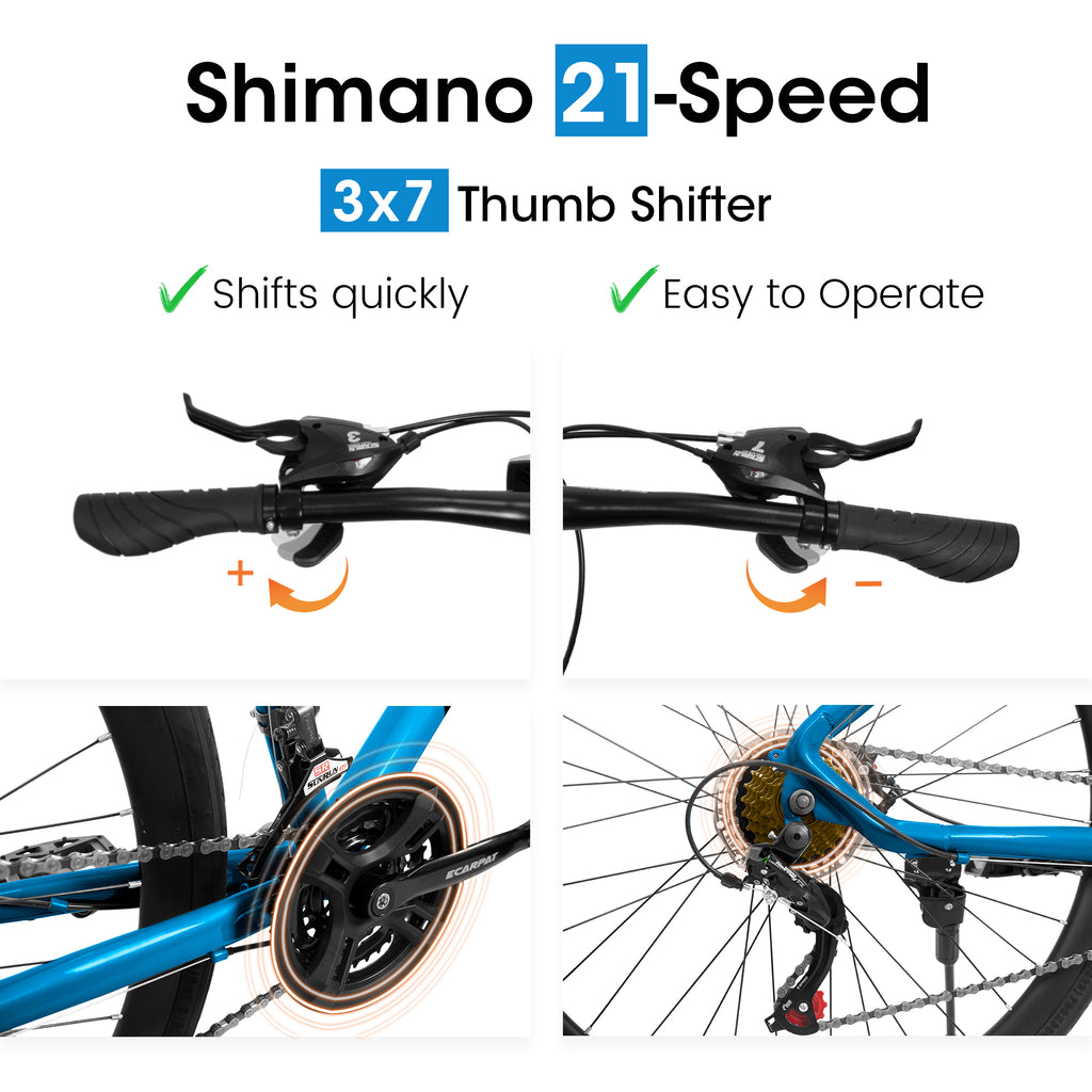 A28250 700Cx35 Road Bike with Aluminum Alloy Wheels