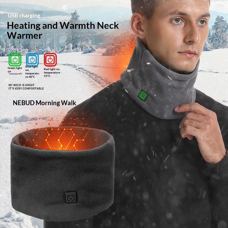 Trois vitesses polaires USB alimentés collier chauffé Gaiter