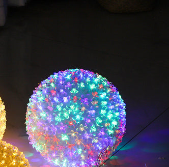 Lampe LED à grande boule d'ornement extérieur