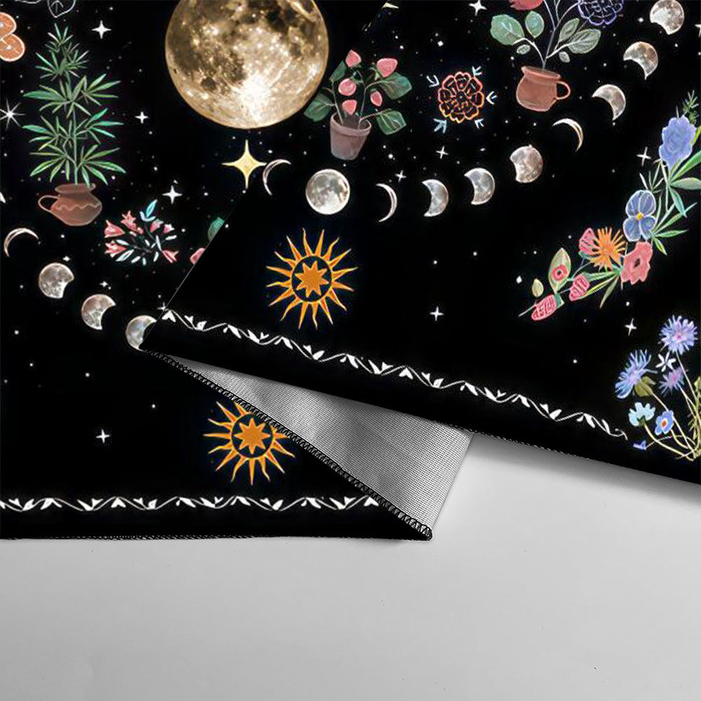 Fleurs papillon arbre de vie Velours nappe