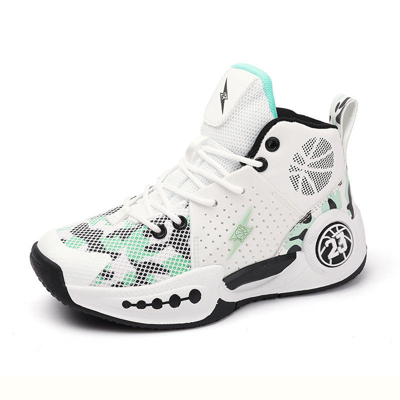 Chaussures de basketball de course antidérapantes Mesh pour enfants