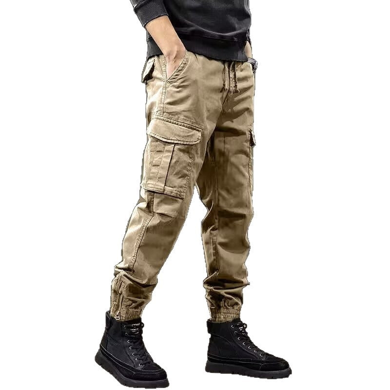 Le printemps et l'automne, style rue, les pantalons de jogging décontractés en bon état