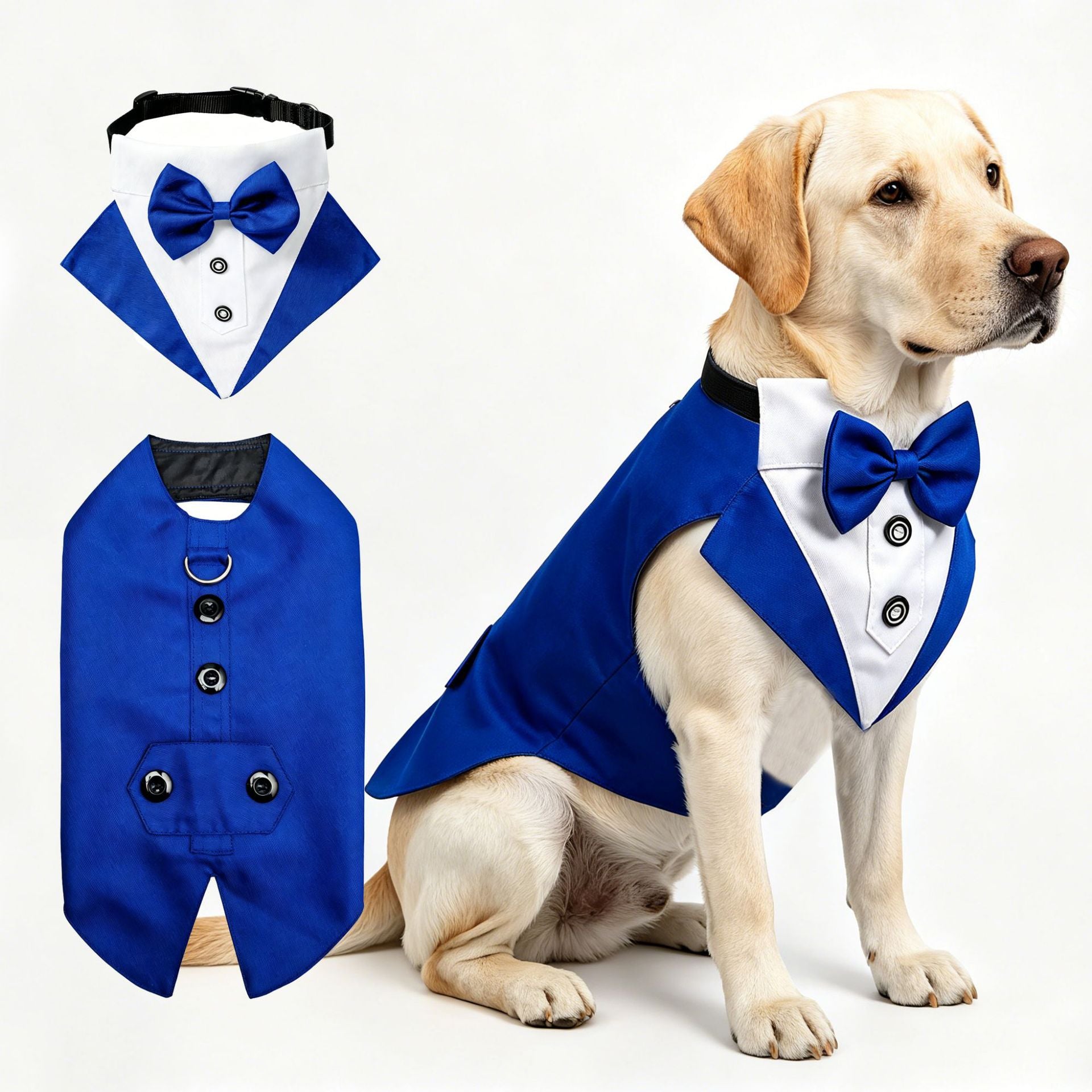 Ensemble de vêtements et d'écharpes pour animaux de compagnie entièrement créatifs