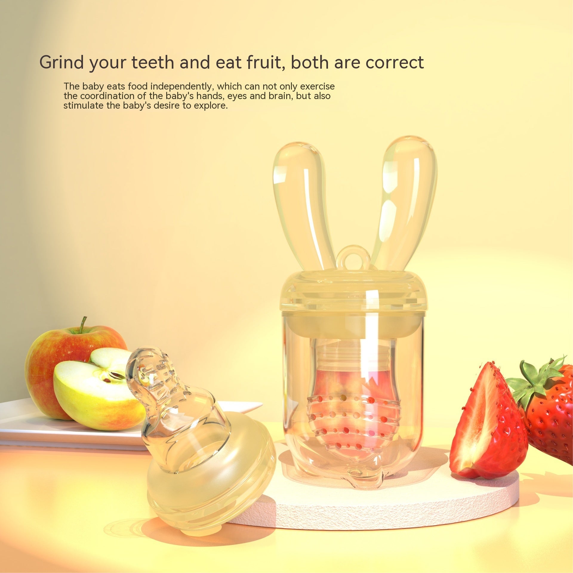 Tube de broyage en silicone liquide pour enfants