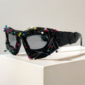 Lunettes de soleil de style punk hip-hop tendance
