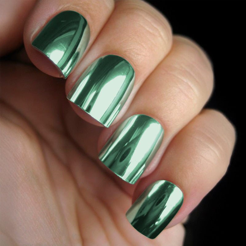 Stickers Nail Miroir Multicolore Texture Métal