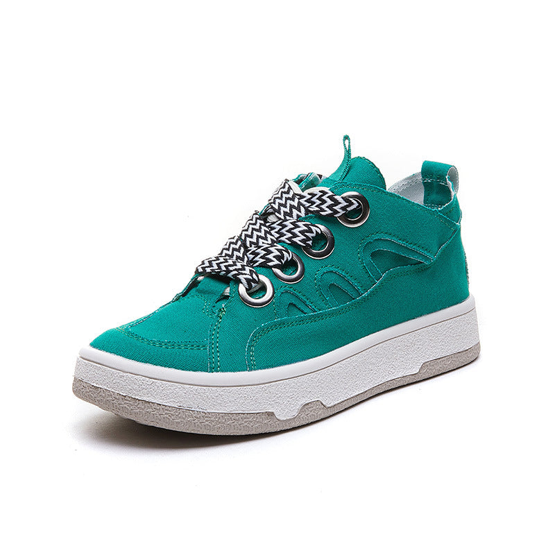 Femmes Toile Chaussures Plateforme Casual Sports Chaussures Femmes