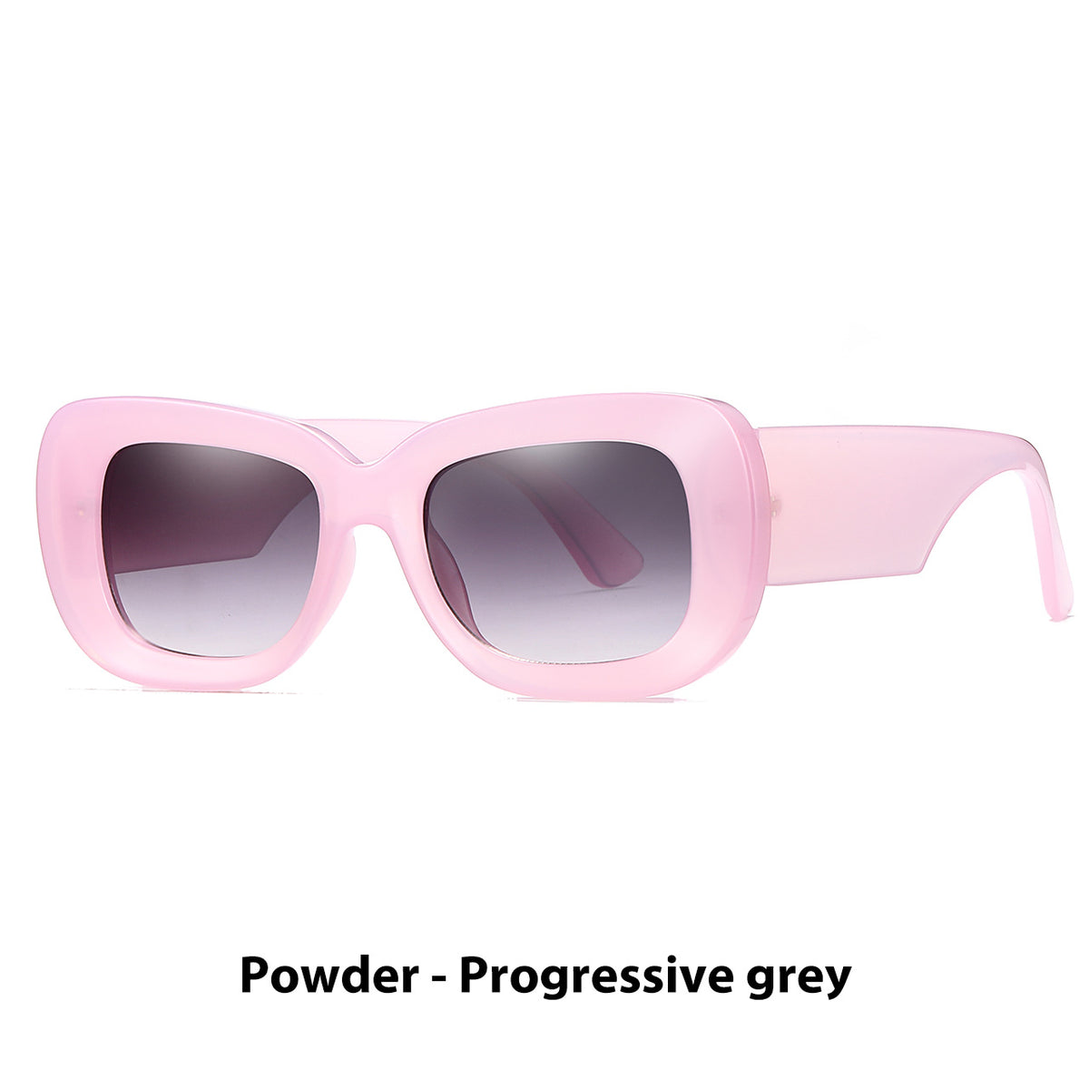 Lunettes de soleil simples Retro Square mode