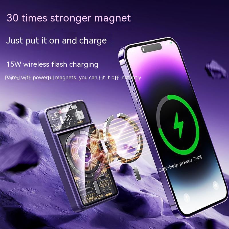 Avec chargeur sans fil à aspiration magnétique de câble de grande capacité