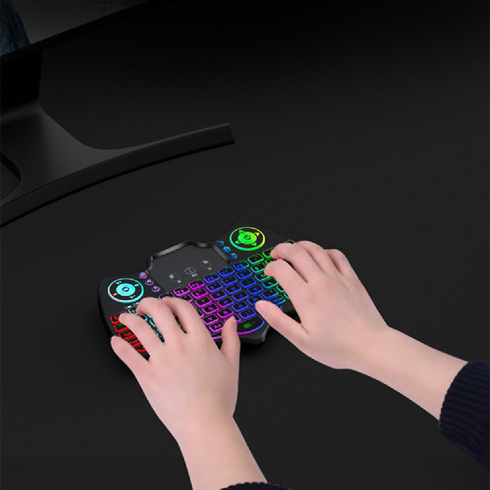 Télécommande sans fil mini souris de clavier volant V18
