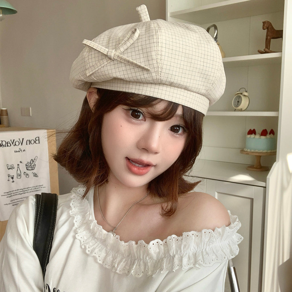 La petite chaîne femme d'été Bow Tie simple et élégant style Beret est approprié pour Outdo