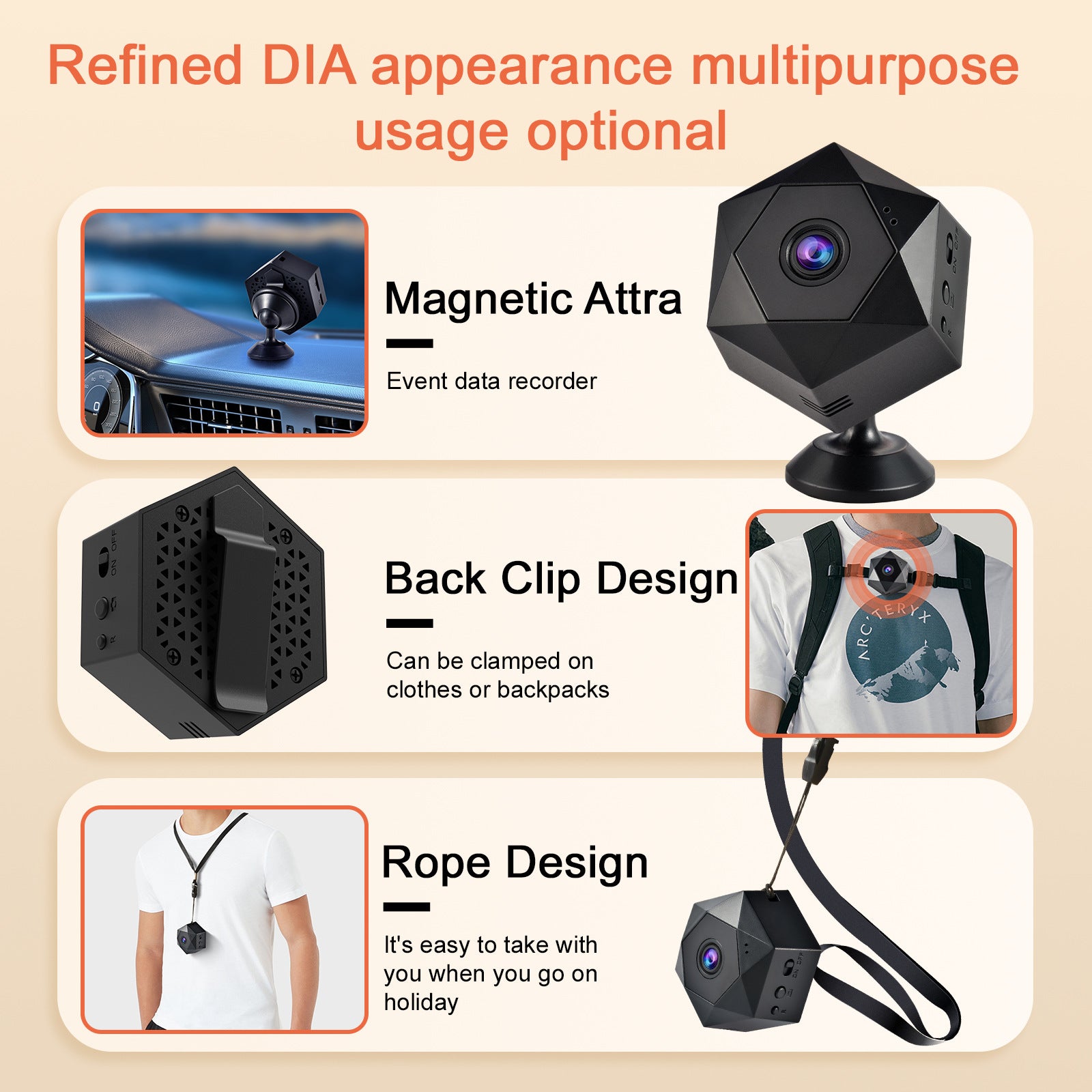 Caméra de surveillance Home Wireless Plug-in-gratuit