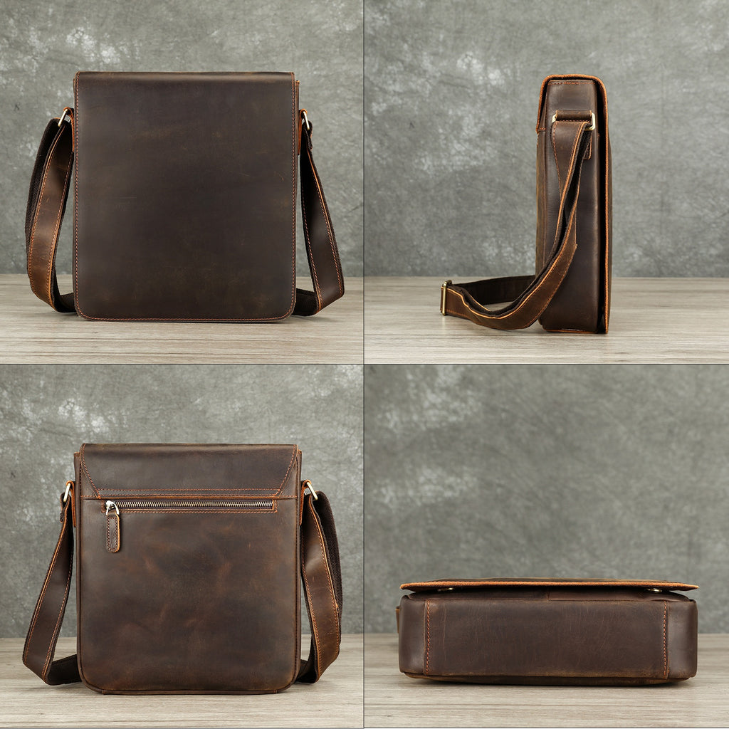Sac croisé en cuir premium pour homme