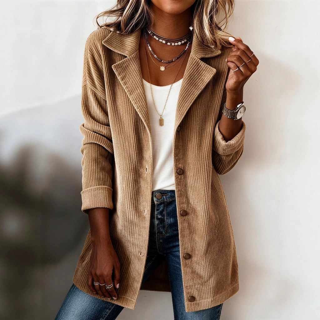 Femmes Mode Casual TopCoat