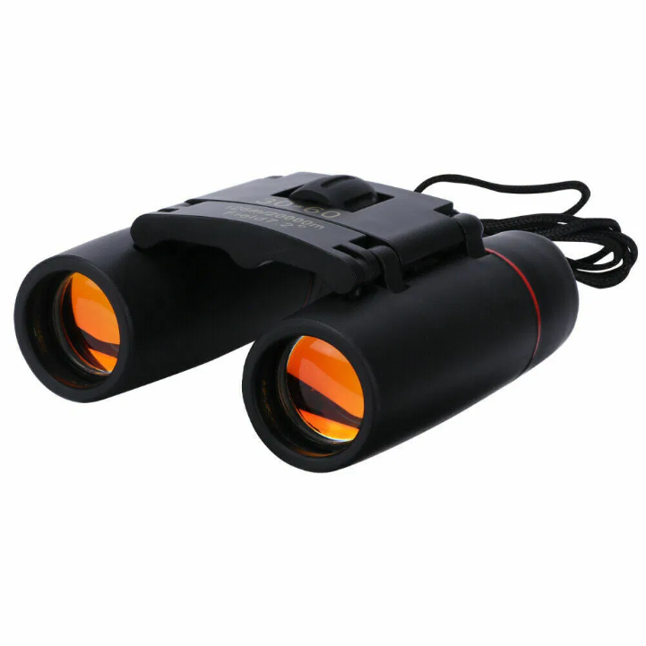 Jumelles 30x60 Zoom Voyages en plein air Compact Téléscope pliant Journée de chasse Nuit