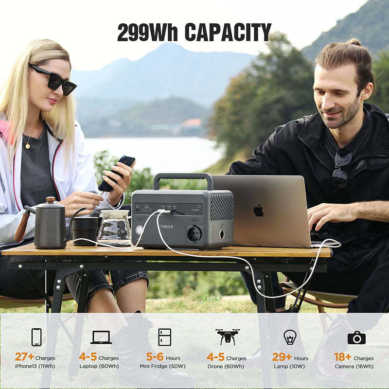 Alimentation mobile d'extérieur 220V Stockage d'énergie de secours portable