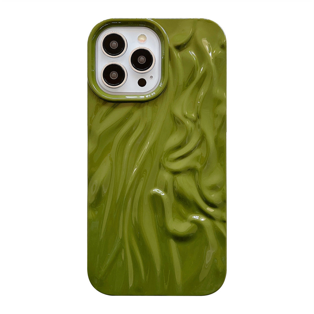 Boîtier de téléphone en silicone de haute qualité en couleur solide