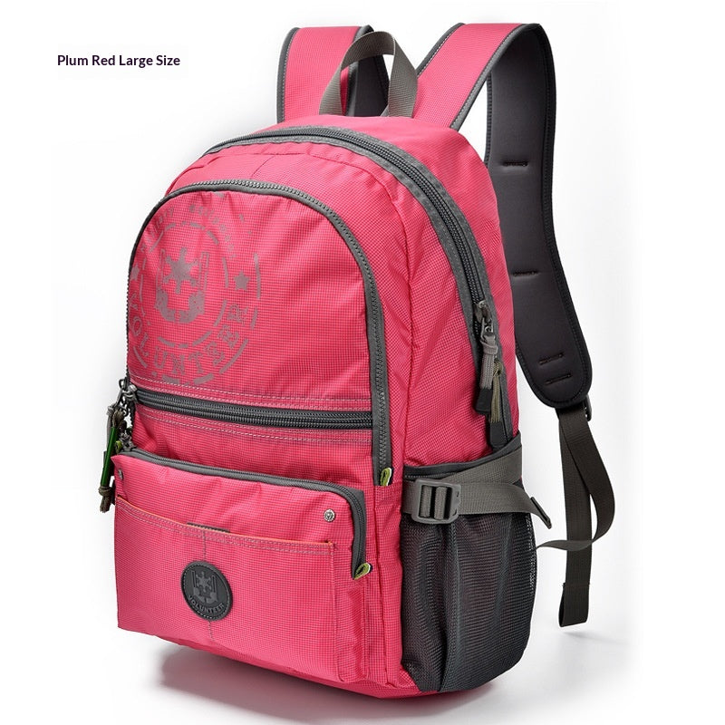 Toile imperméable Sac à dos de voyage grande capacité pour les hommes